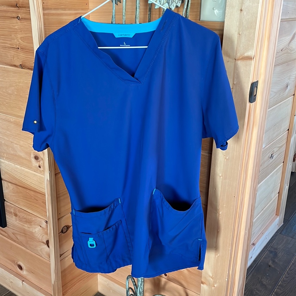 Womens scrub top and bottom